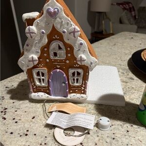 Cupcakes and cashmere Gingerbread House Decor with led lights